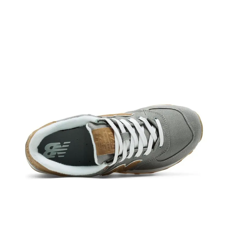 New Balance 574Series 15 Ounce Canvas Grey Women's-2