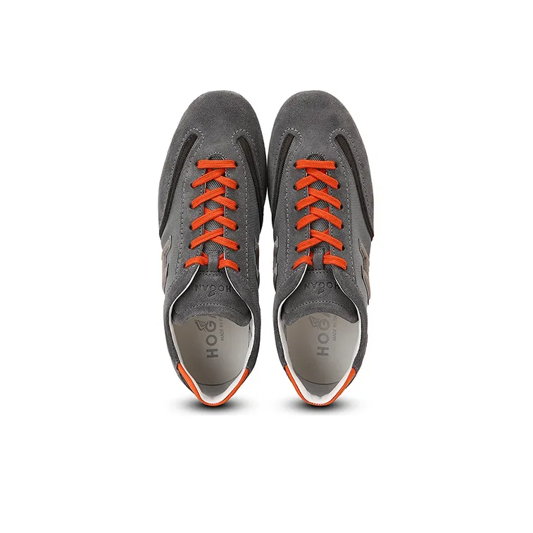 HOGAN Olympia Casual Shoes Men Low-Top Gray-4