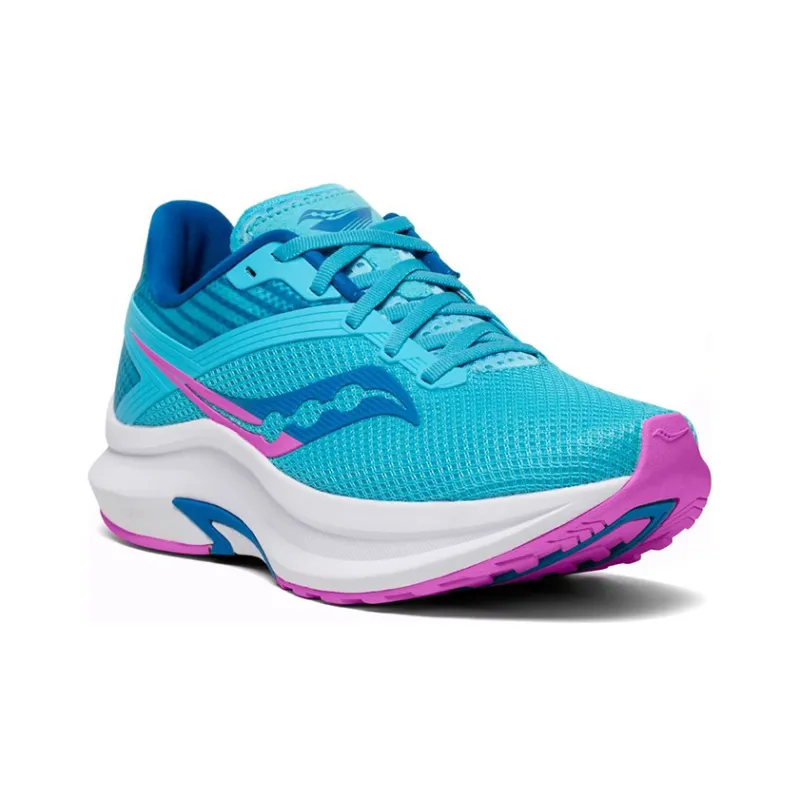 Saucony Axon 2 Cushioned Anti-Slip And Wear-Resistant Lightweight Low-Top Running Shoes Women's Sky Blue-2