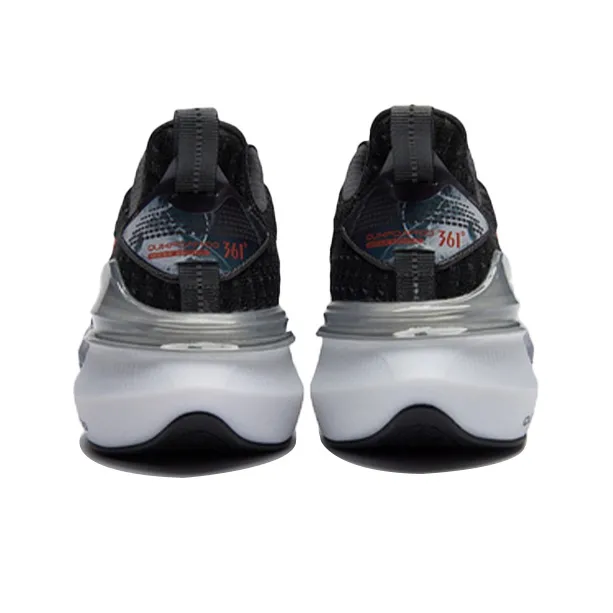 361° Anti Slip Wear Resistant Breathable Lightweight Low Top Running Shoes Men's Gray Black-2