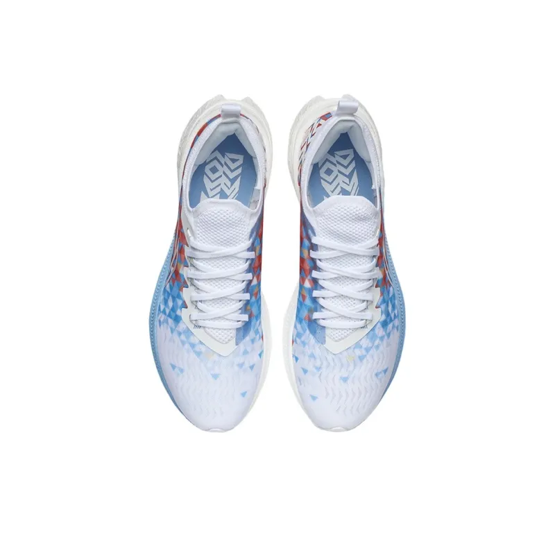 LiNing Feidian Discovery Breathable And Resilient Low Top Running Shoes Men's White-3