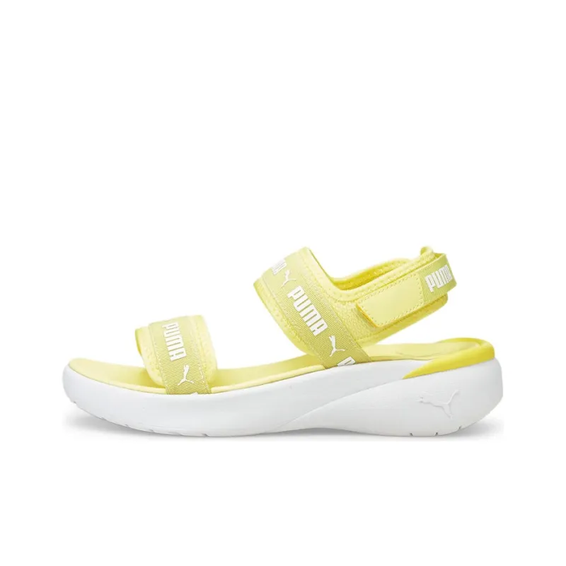 PUMA Sportie Beach Sandals Women's Yellow White-0