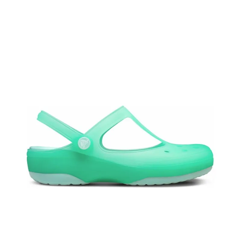 Crocs Karin Clog Beach Green Sandals Women's-1