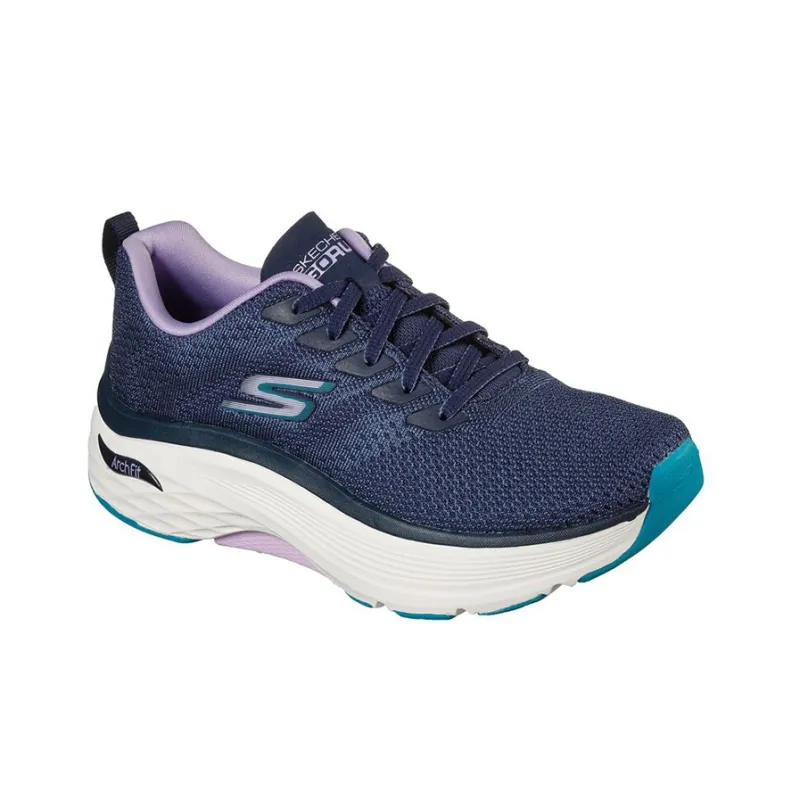 Skechers Max Cushioning Casual Shoes Women's Low-Top Marine Blue-2
