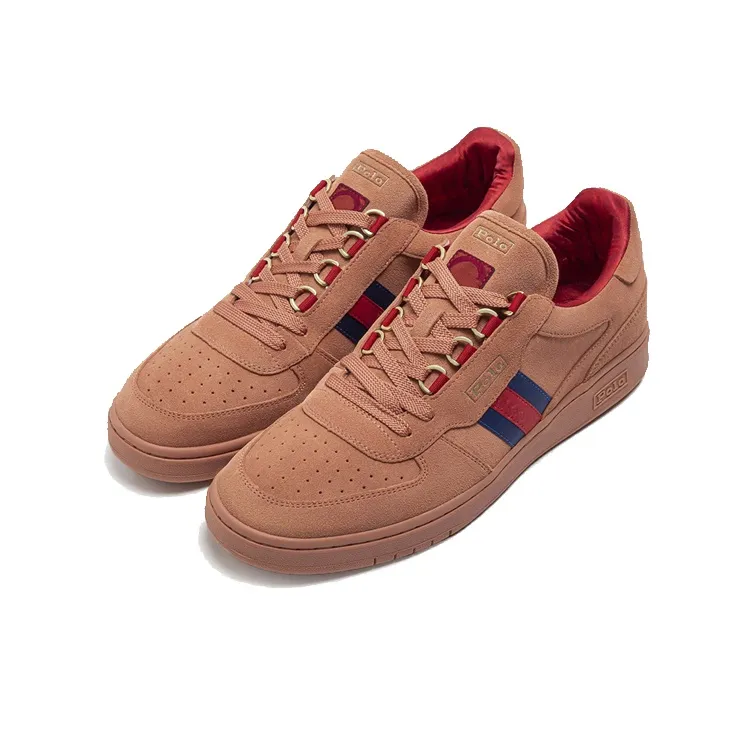 CLOT x Polo Ralph Lauren Stylish Skateboarding Shoes Men's Red-2