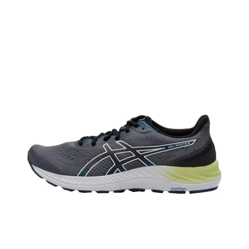 Asics Gel-Excite 8 Wear-Resistant Low-Top Running Shoes Men's Gray Blue-0
