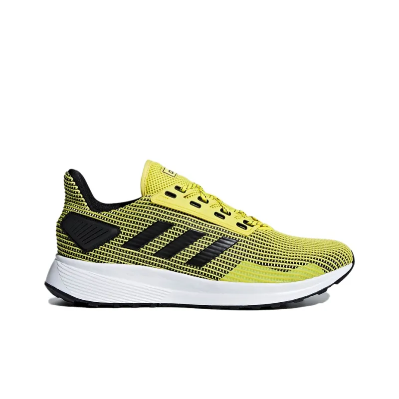 Adidas Duramo 9 Breathable Low-Top Running Shoes Men's Yellow Black-1