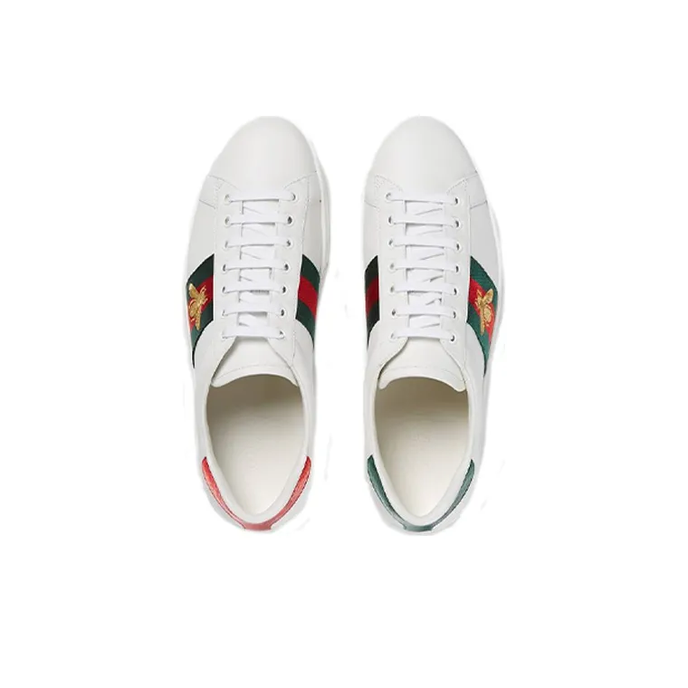 GUCCI Ace Embroidered Bee Sneakers-2