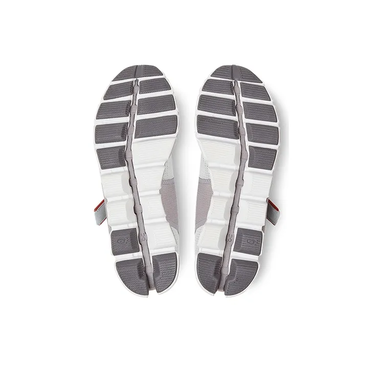 On Cloud Nexus Running Shoes Women's Low Top Zinc Gray/Matte Red-5