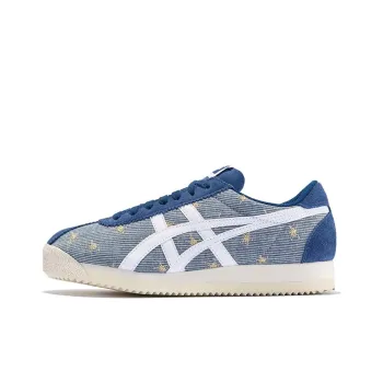 Onitsuka Tiger Corsair Anti Slip Wear Resistant Low Top Running Shoes Women's Blue White