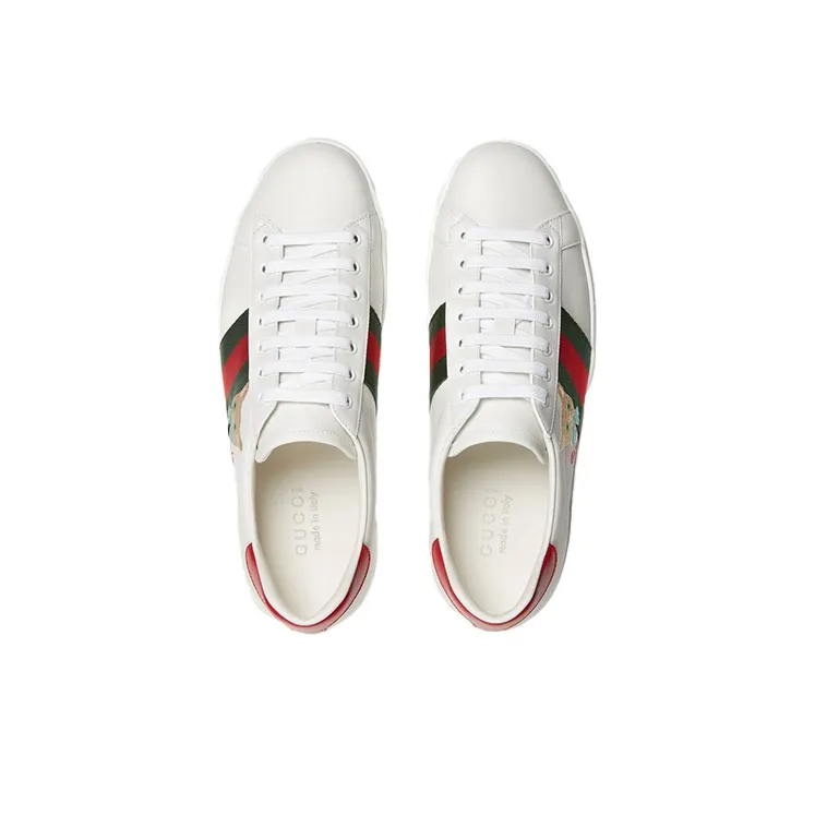 GUCCI Ace Cat Motif Low-top Sneakers-2