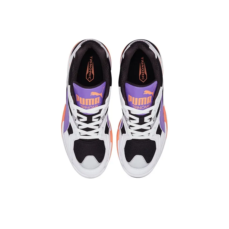 PUMA Performer Retro Cushioned Slip-Resistant Mid-Top Tennis Shoes Unisex Bright Purple-3