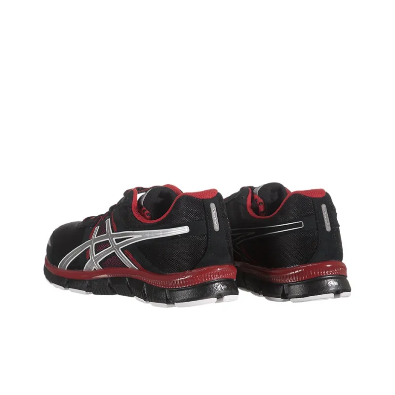 Asics Gel-Blur 33 Anti-Slip And Wear-Resistant Breathable Low-Top Running Shoes Men's Black Silver-2