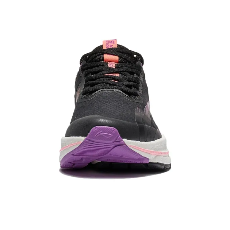 LiNing Furious Rider 5.0 Low Top Running Shoes Women's Black Purple-4
