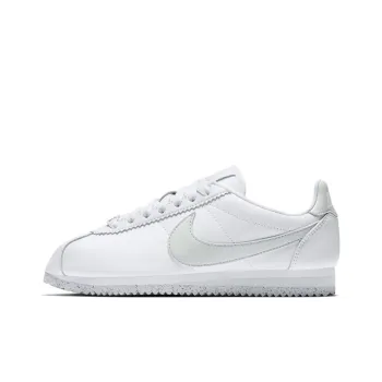 Nike Classic Cortez Flyleather White Light Silver Women's