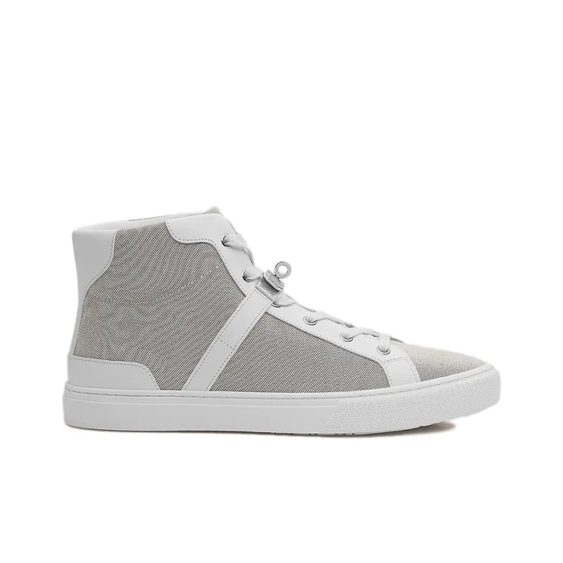 HERMES Daydream High Top Stylish Skateboarding Shoes Men's Purple White-1
