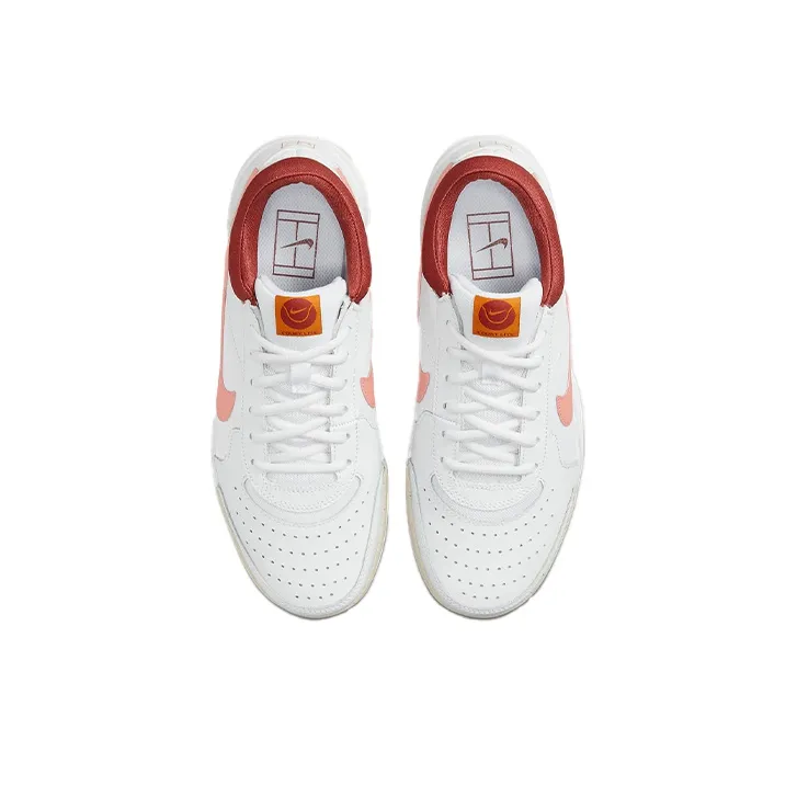 Nike Zoom Court Lite 3 Low Top Tennis Shoes White/Pink Women's-3