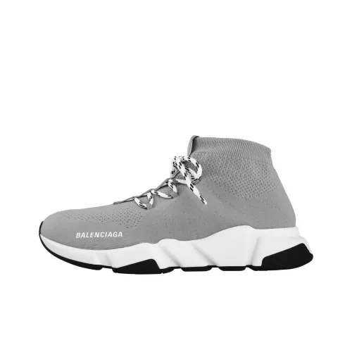 Balenciaga Speed 1.0 Casual Shoes Men Low-Top Gray