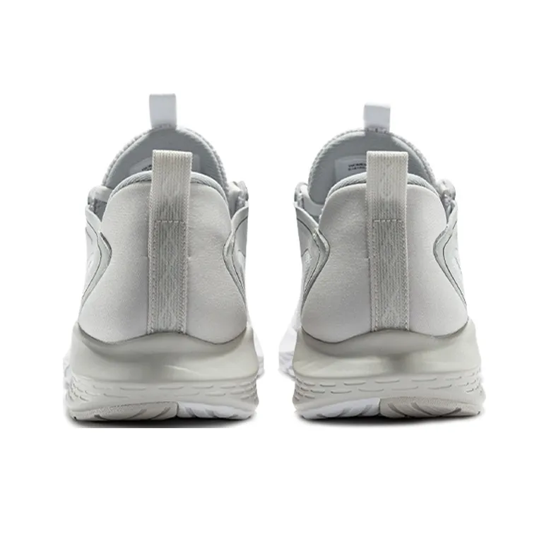 Saucony Humming 1 Cushioning Anti Slip Wear Resistant Breathability Low Top Running Shoes Men's White Gray-3