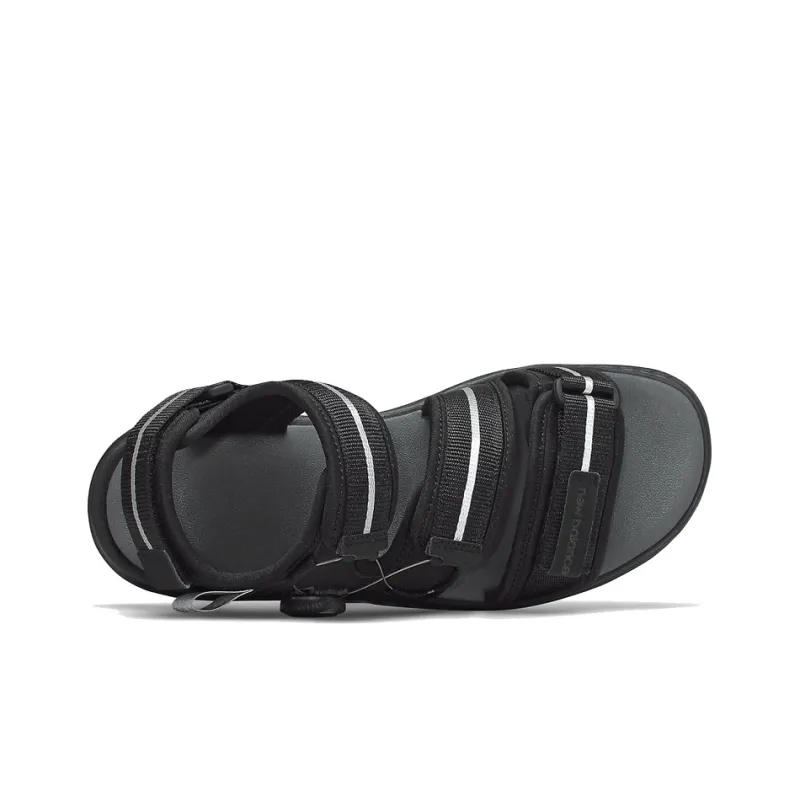 New Balance Soft Cushioning Minimalistic Black Sandals-2