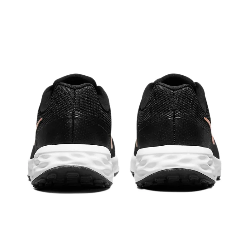 Nike Revolution 6 Next Nature 'Black Metallic Copper Coin' Women's-4