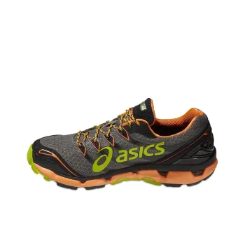 Asics Gel-Fuji Sensor 3 Wear-Resistant Low-Top Running Shoes Men's Black Green