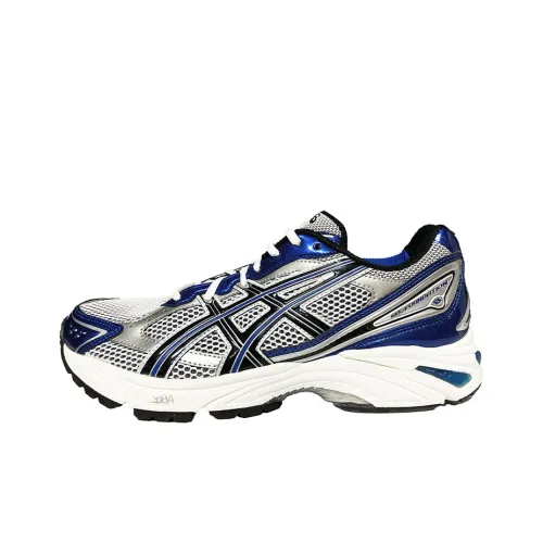 Asics Gel-Foundation 8 Running Shoes Men Low-Top Silver/Blue