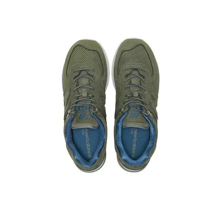 New Balance 574 Series Low Top 'Army Green'-2