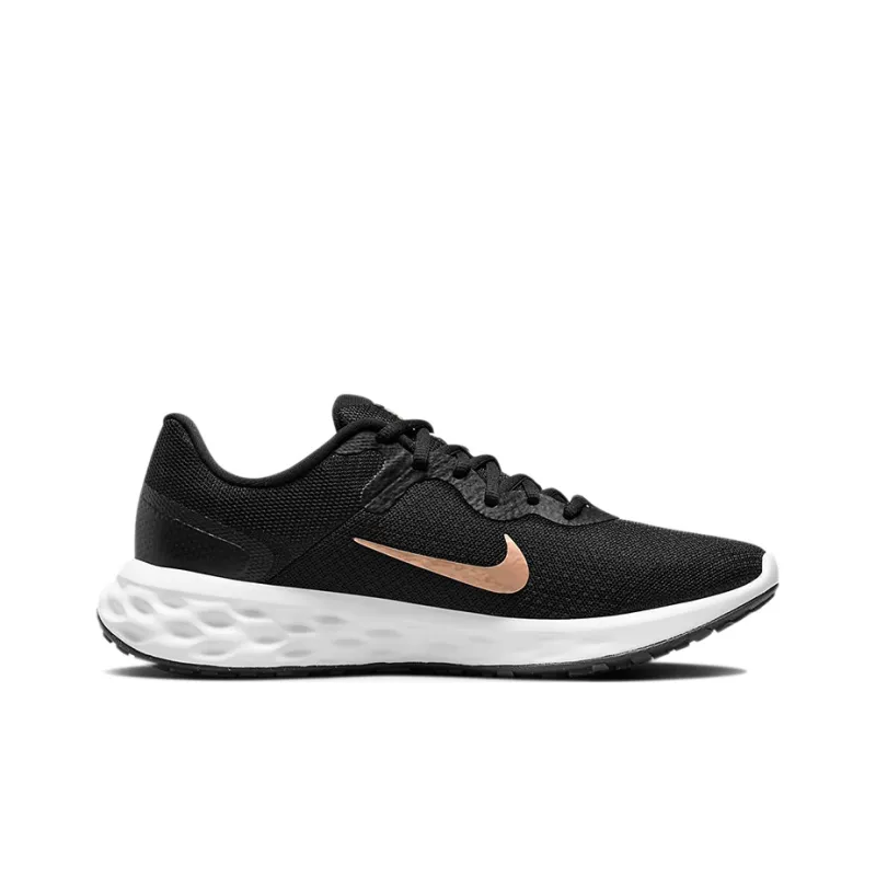Nike Revolution 6 Next Nature 'Black Metallic Copper Coin' Women's-1