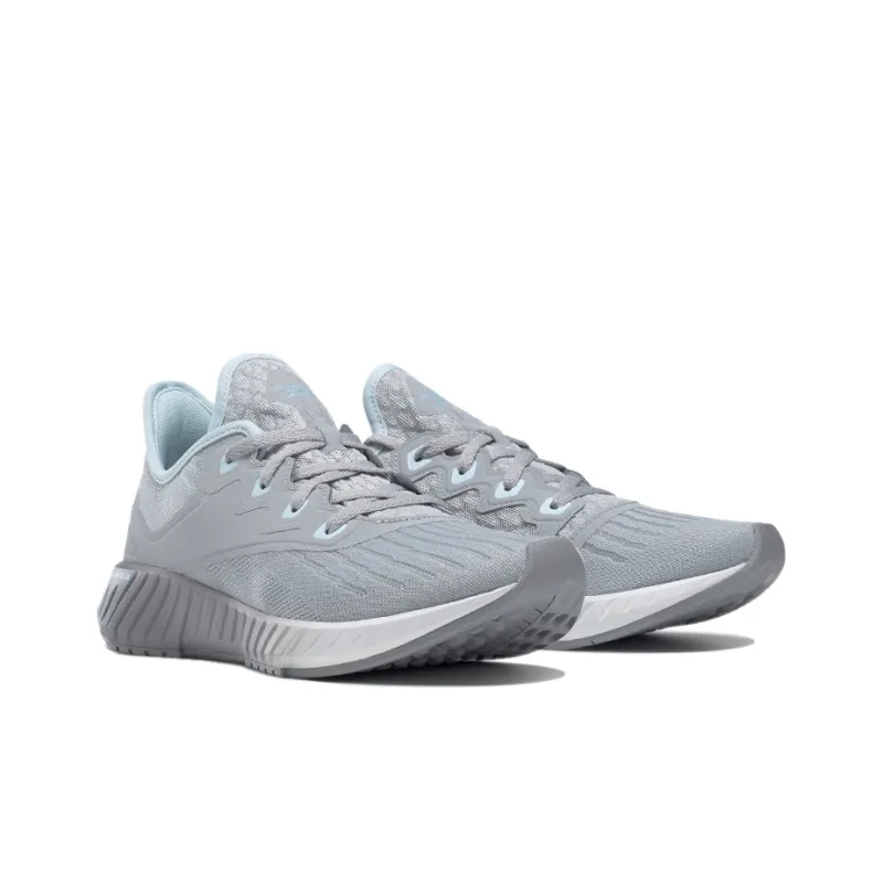 Reebok Flashfilm Running Shoes Women's Low-Top Light Gray/Blue-2