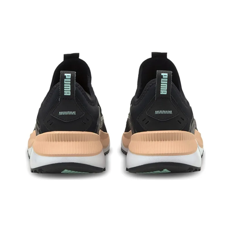 PUMA Pacer Future Slip-on Low-Top Running Shoes Women's Black Pink-3