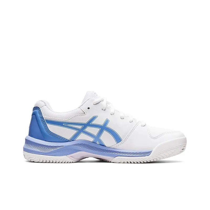 Asics Gel-Dedicate 7 Clay Anti-Slip Wear-Resistant Low-Top Tennis Shoes Women's White Blue-1