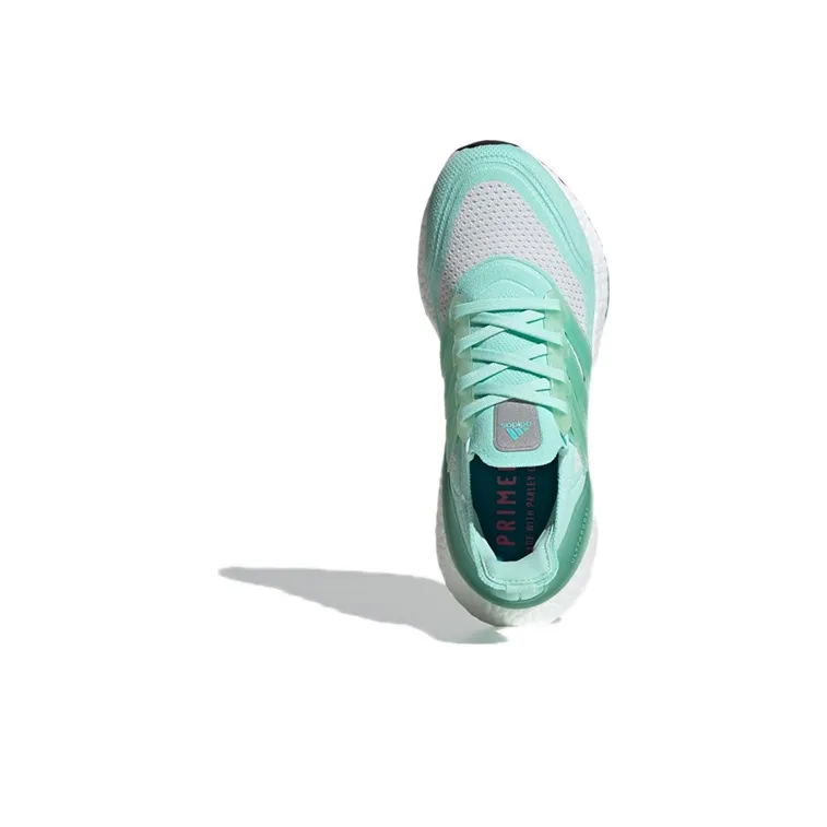 Adidas Ultra Boost 21 White Acid Mint Women's-4