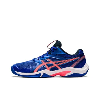Asics Gel-Blade 8 Anti-Slip Wear-Resistant Low-Top Running Shoes Women's Deep Blue Pink