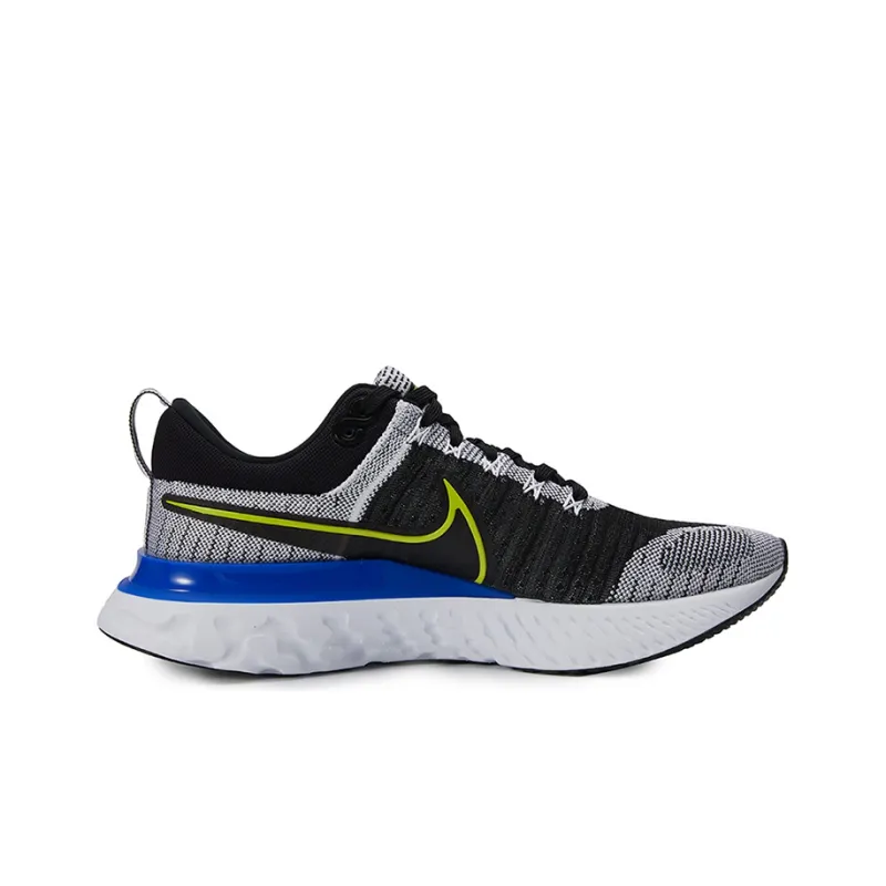 Nike React Infinity Run Flyknit 2 Black White Racer Blue Cyber-1
