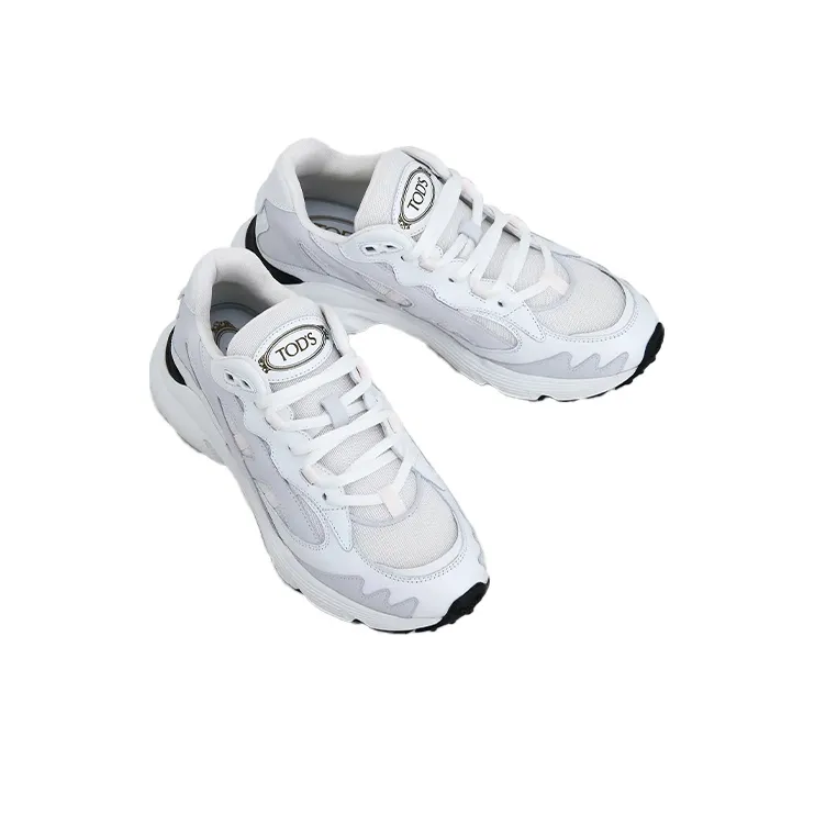 TOD'S Cushioned Anti Slip Wear Resistant Breathable Lightweight Low Top Running Shoes Women's White-2