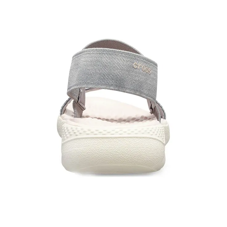 Crocs Literide Graphic Sandals 'Grey' Women's-5