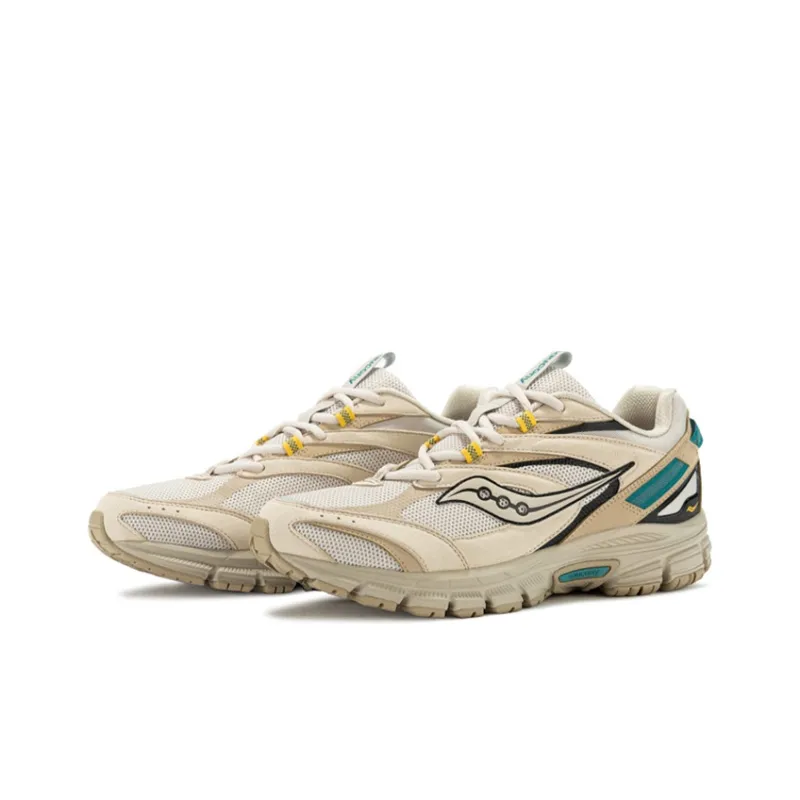 Saucony Cohesion 2K Classic 2K Cushioning Anti Slip And Wear Resistant Low Top Running Shoes Unisex Gray Brown-2