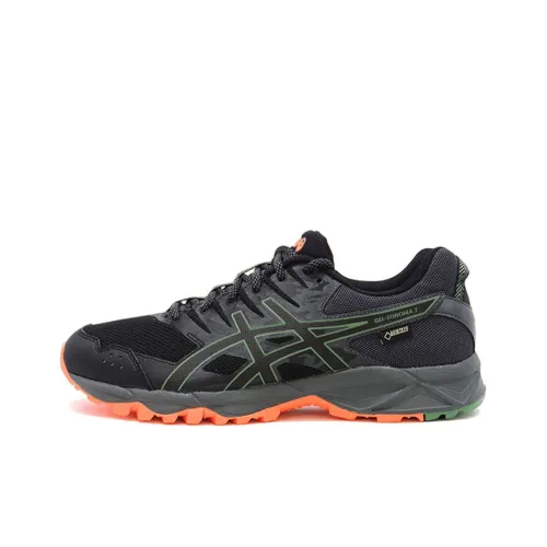 Asics Gel-Sonoma 3 Running Shoes Men Low-Top Black/Green/Orange