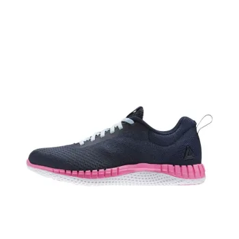 Reebok Print Run Prime Ultraknit Wear-Resistant Slip-Resistant Low-Top Running Shoes Women's Blue Pink