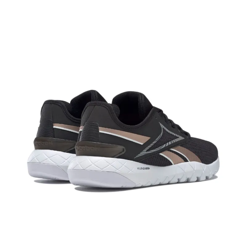 Reebok Mega Flexagon 2 Cushioning Anti-Slip Wear-Resistant Breathability Low-Top Running Shoes Women's Black Rose Gold-3
