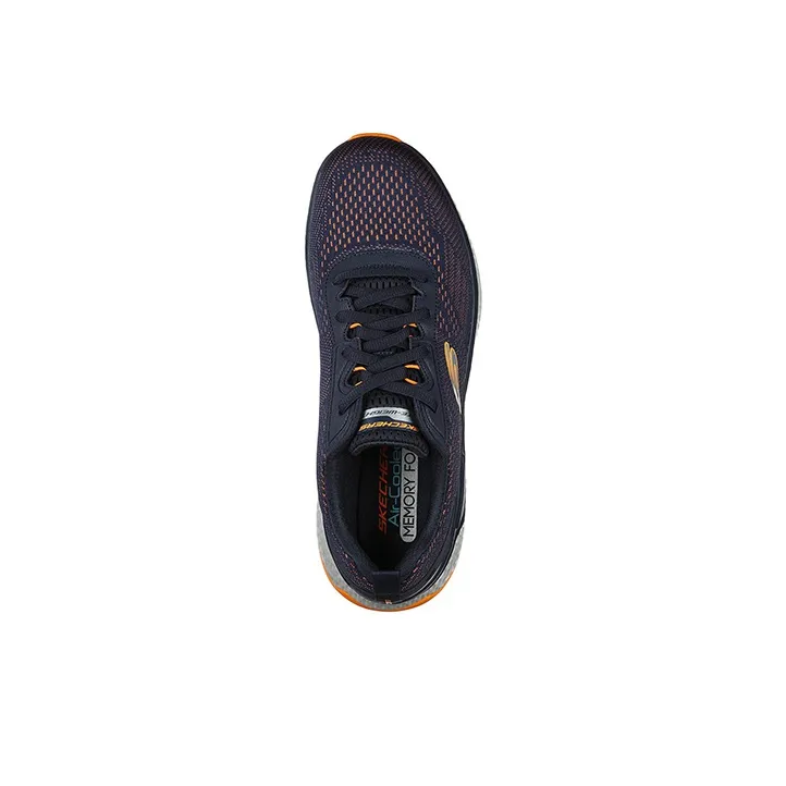 Skechers Solar Fuse Cushioning Anti-Slip And Wear-Resistant Low-Top Running Shoes Men's Dark Blue-3