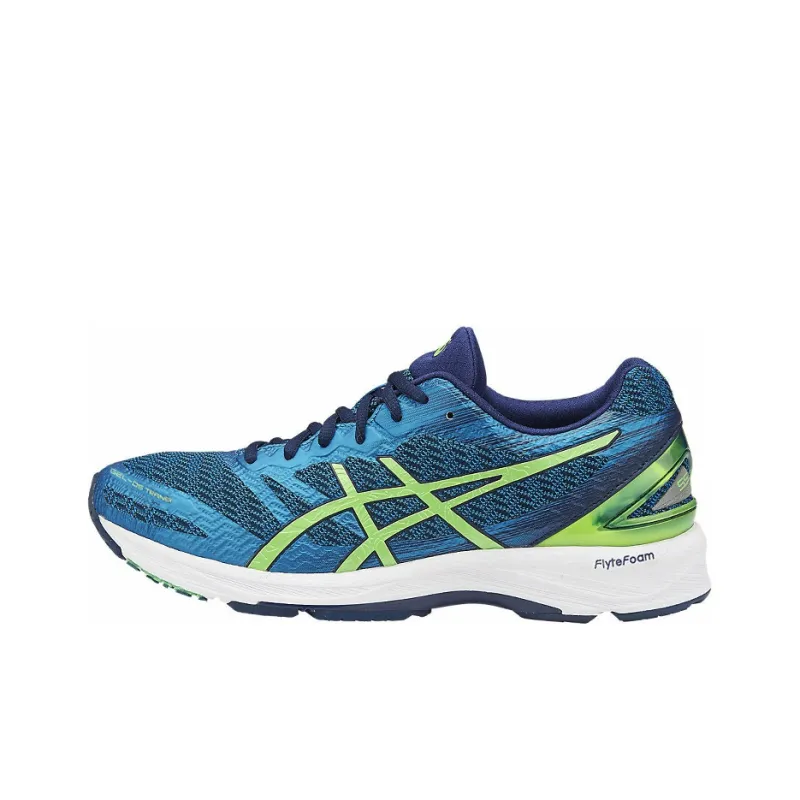 Asics Gel-DS Trainer 22 Durable Breathable Low-Top Running Shoes Men's Blue Yellow-0