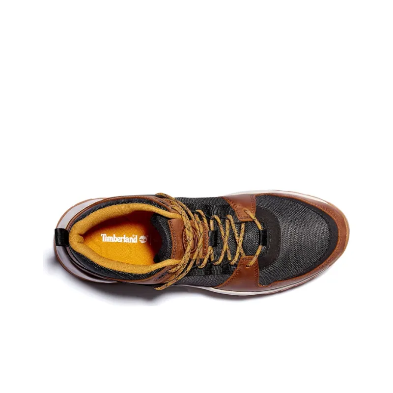 Timberland Solar Wave Running Shoes Men Mid-Top Black/Brown-4