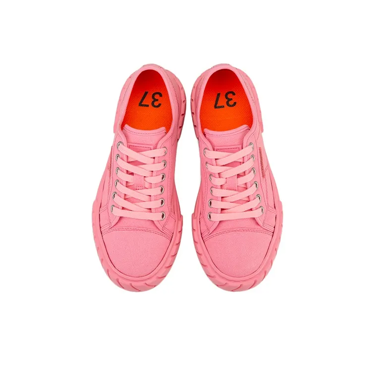 Both Canvas Shoes Women's Low Top Pink-3