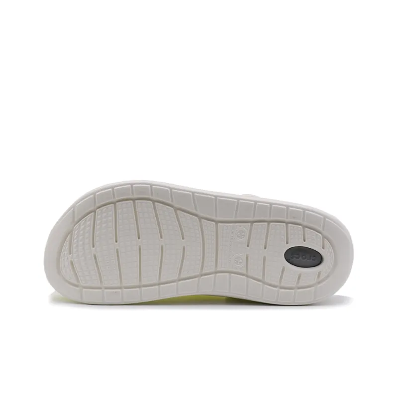 Crocs LiteRide Lazer Cut Clogs 'Yellow Beige'-4