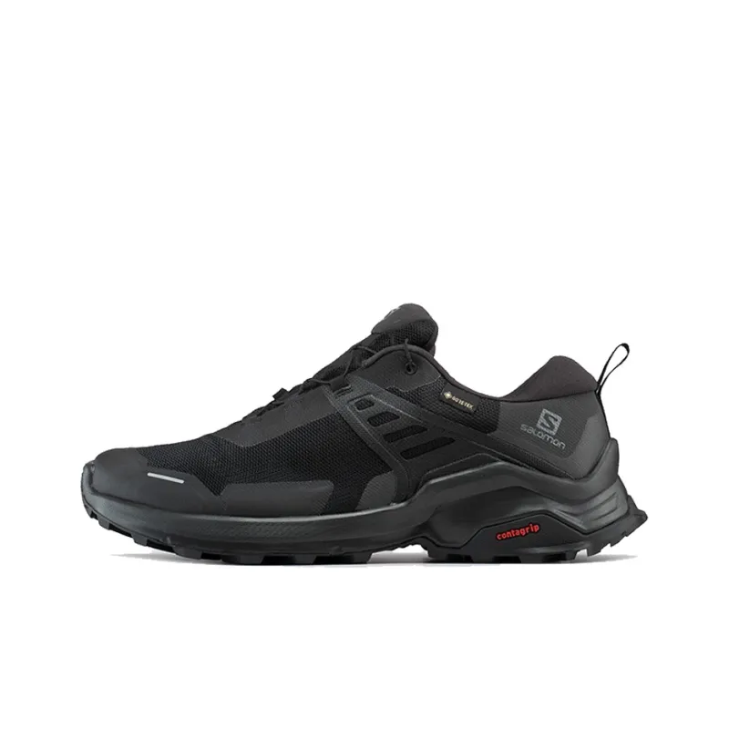 SALOMON Cushioned Waterproof And Breathable Low-Top Running Shoes Men's Black-0