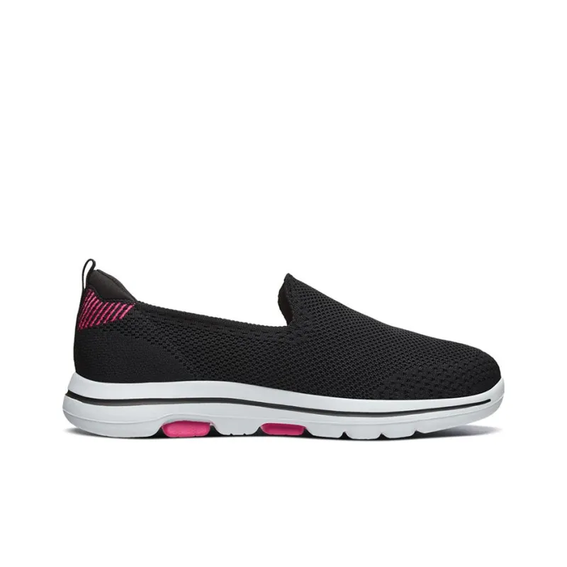 Skechers Go Walk 5 Loafers 'Black Pink Red' Women's-1