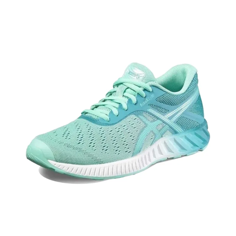 Asics Fuze Lyte Slip-Resistant Breathable Low-Top Running Shoes Women's Green Blue-2