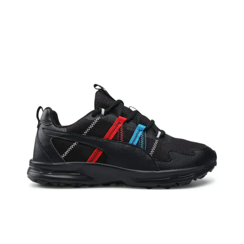 PUMA Escalate Cushioning Wear-Resistant Mid-Top Running Shoes Men's Black Blue Red-1